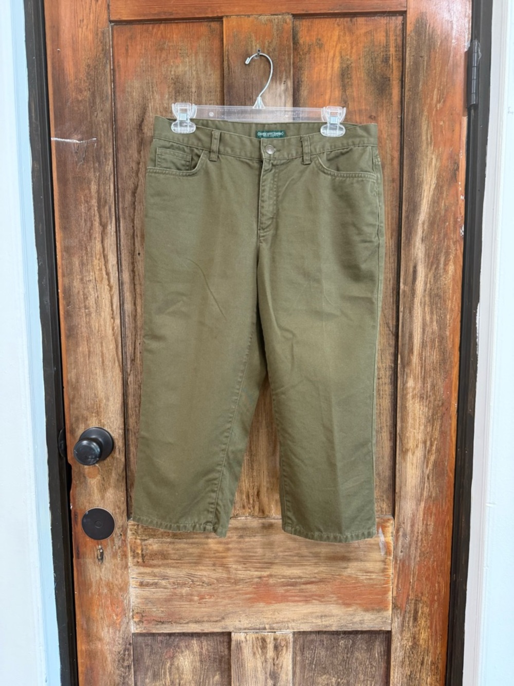 Ralph Lauren Olive Green Petite Pants